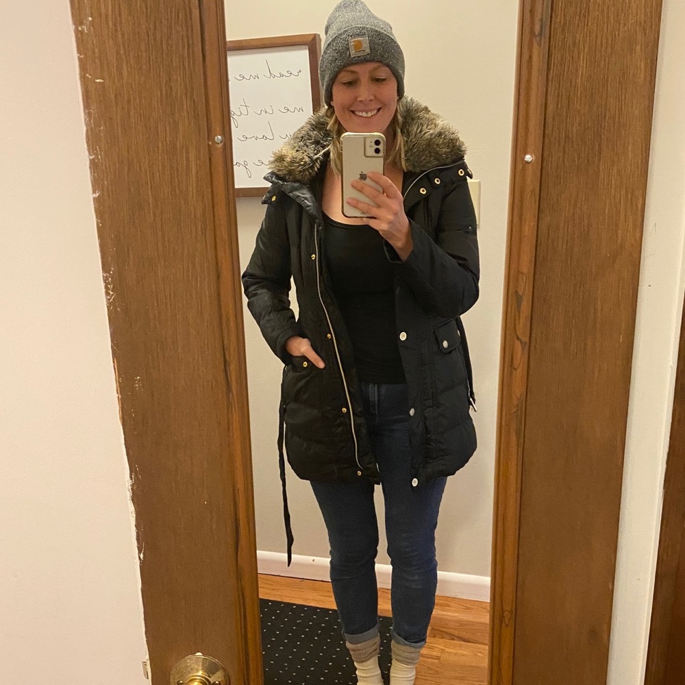 Vince Camuto Black Puffer